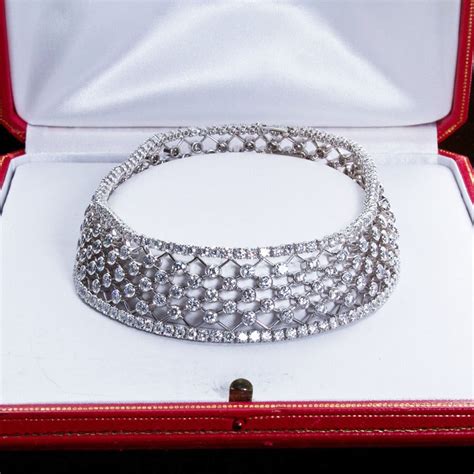 cartier diamondchoker|cartier luxury necklace.